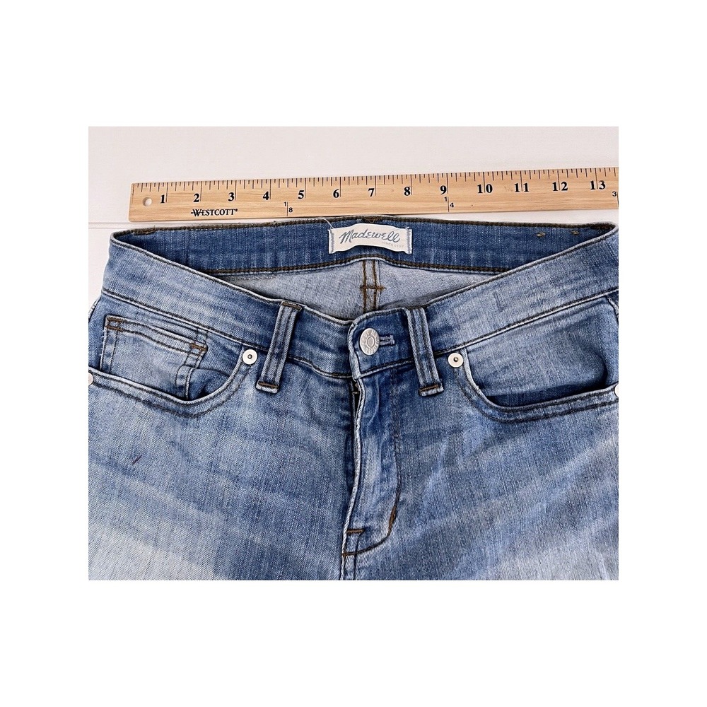 Madewell 8" Rise Skinny Skinny Jeans Women's Size 27 Waist Stretch 27 inseam - Picture 3 of 6
